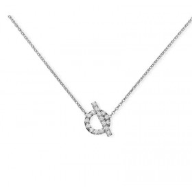 2020 Hermes 18K Platinum Diamond Necklaces 